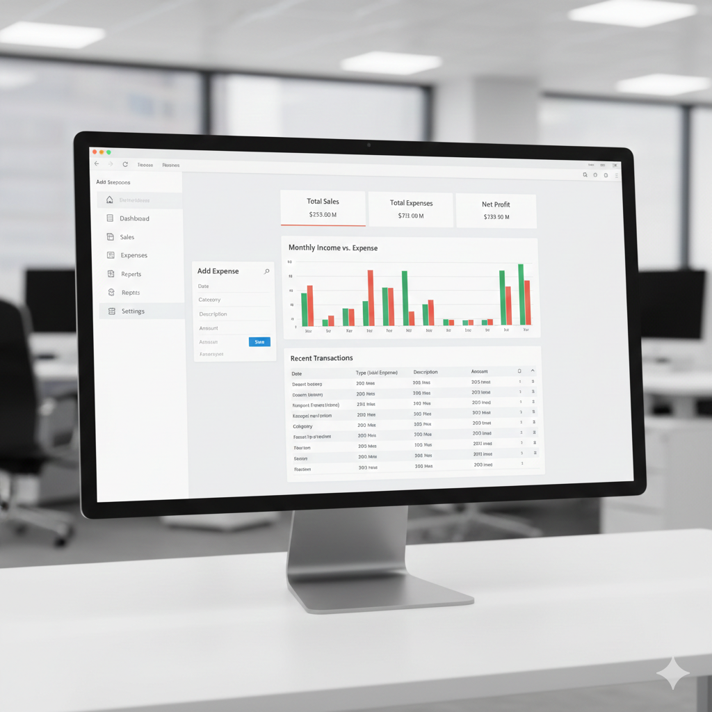Sales & Expense Tracker